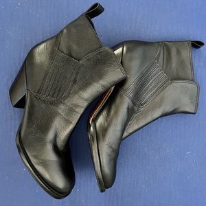 Rachel Comey Cowboy Heel Leather Boots, 8.5
